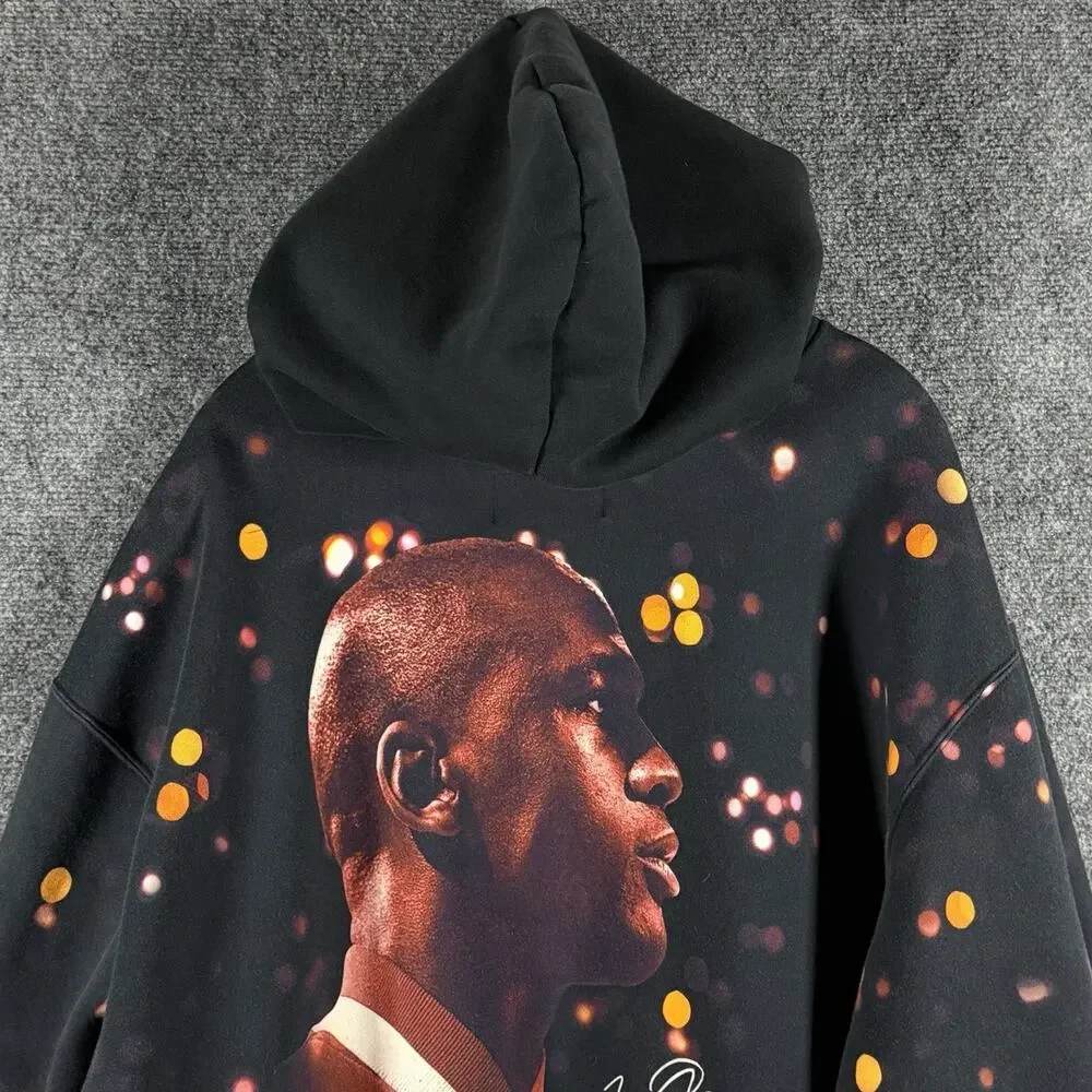 Nike Air Jordan Flight Heritage AOP Jumpman Hoodie Mens 2XL Michael Jordan Bulls